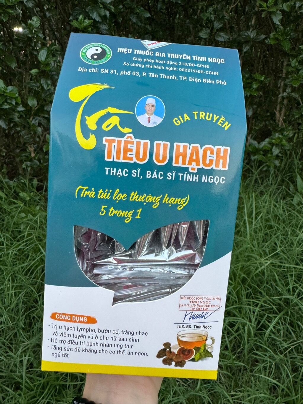 Trà tiêu U hạch 50 túi lọc