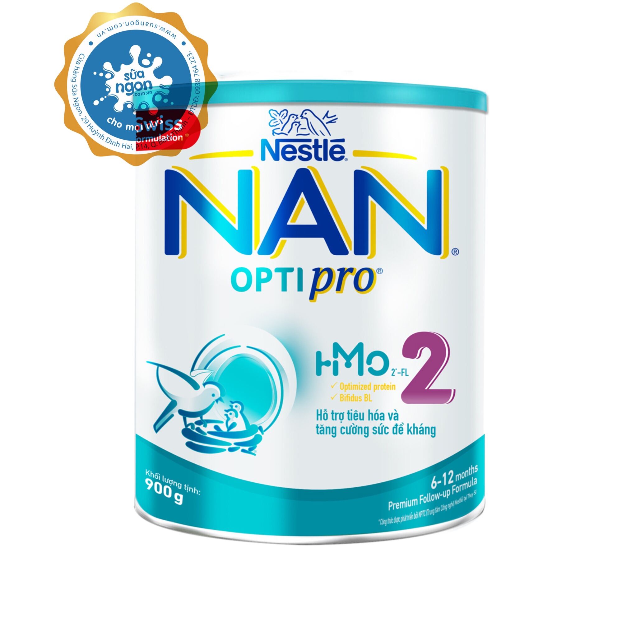 Sữa bột NAN Optipro 2 900g