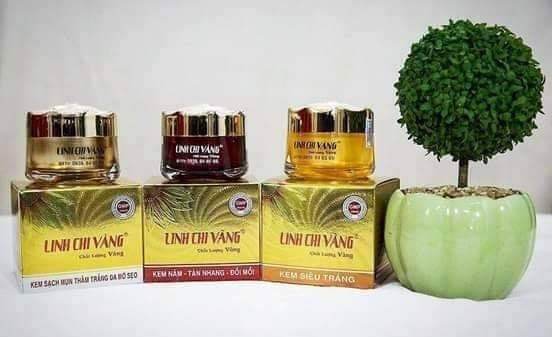 [HCM]Kem Dưỡng Da Siêu Trắng Linh Chi Vàng 25g