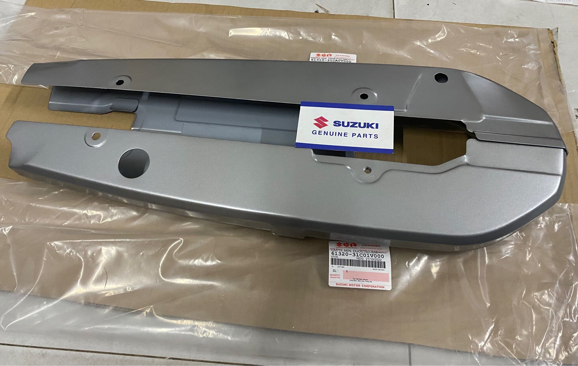 Bộ cacte che sên viva 110 suzuki chính hãng