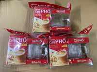 COMBO 3 HỘP CÀ PHÊ PHỐ SỮA NÓNG TẶNG 3 LY THUỶ TINH CÀ PHÊ
