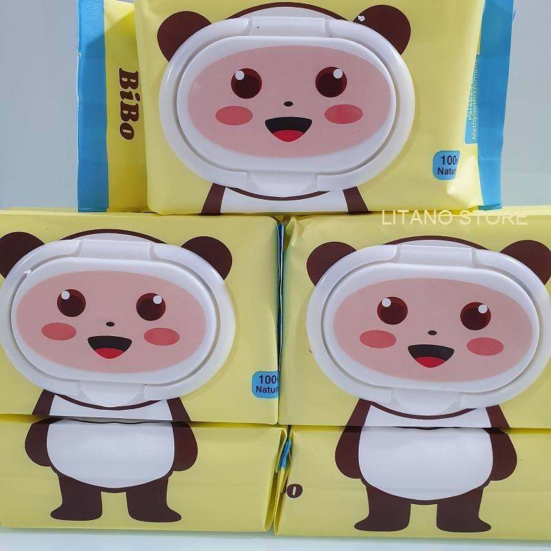 Khăn Giấy Ướt BiBo không màu không mùi,an toàn sức khoẻ