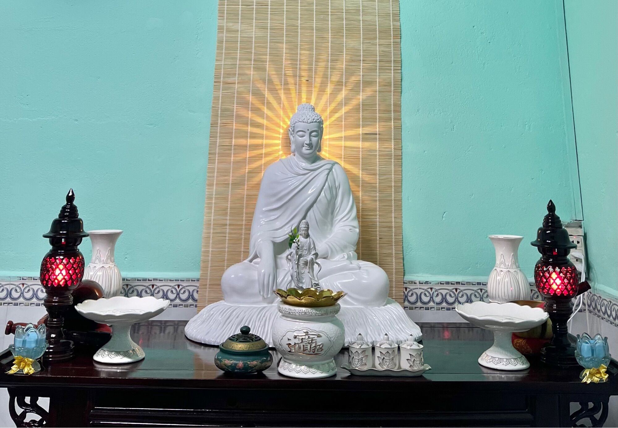 Tôn Tượng Bổn Sư 40CM Composite