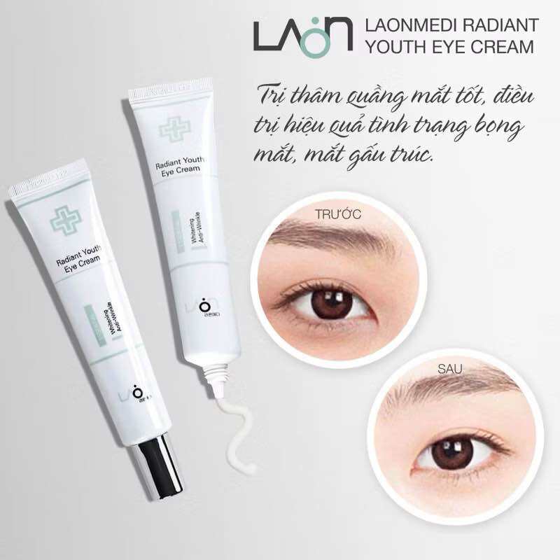 Kem Dưỡng Mắt Chống Lão Hoá Laonmedi Radiant Youth Eye Cream 40ml Hàn Quốc