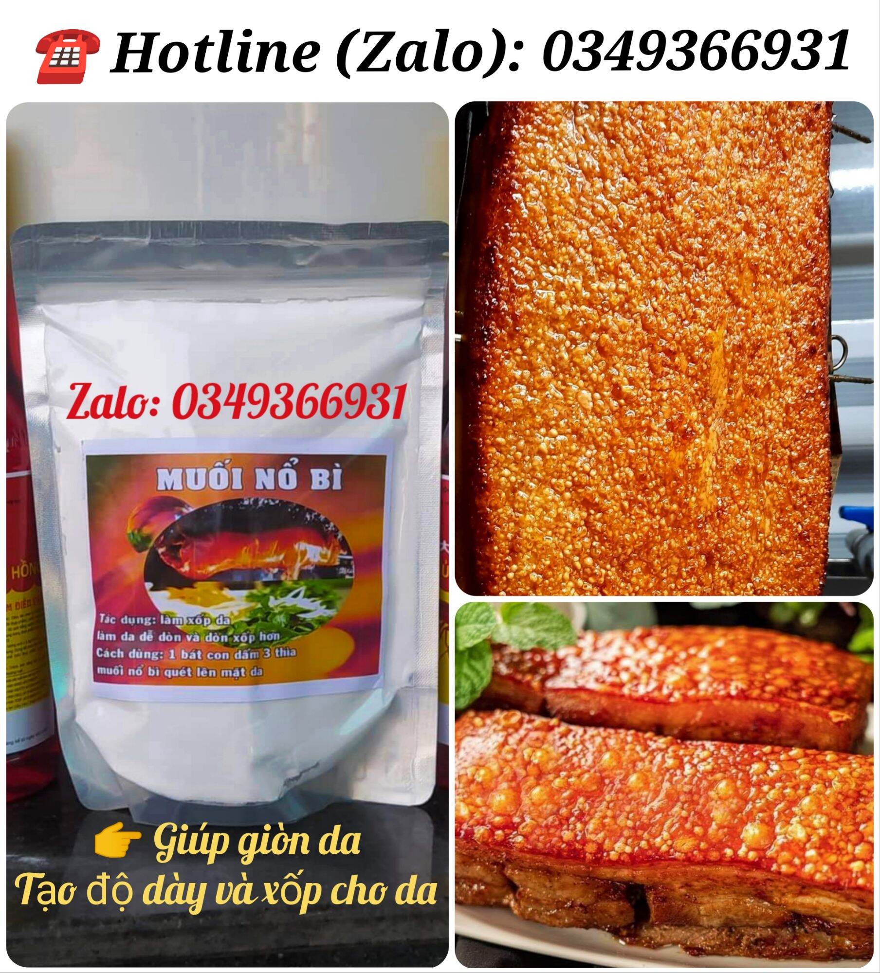 Muối Nổ Bì Heo ( Túi 1kg)