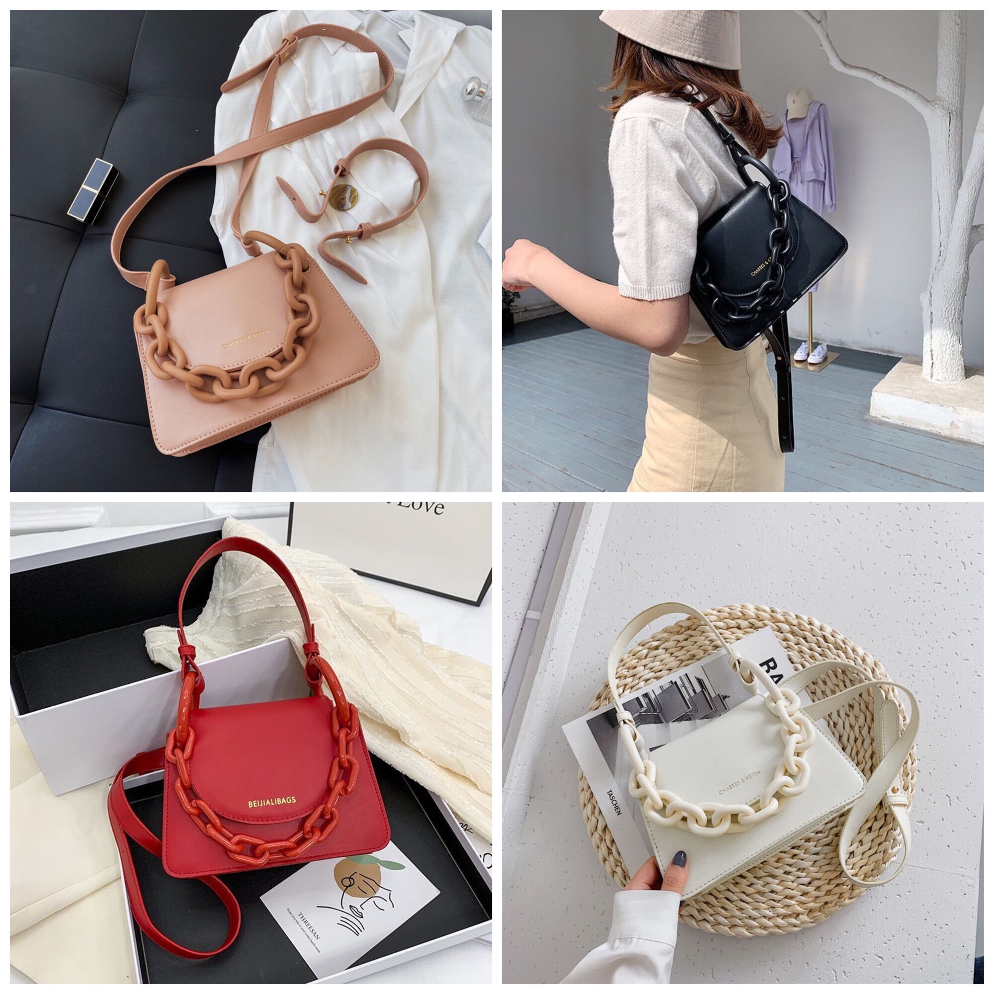 Túi xách mini đeo chéo hót 2021 túi xách kẹp nách sang chảnh