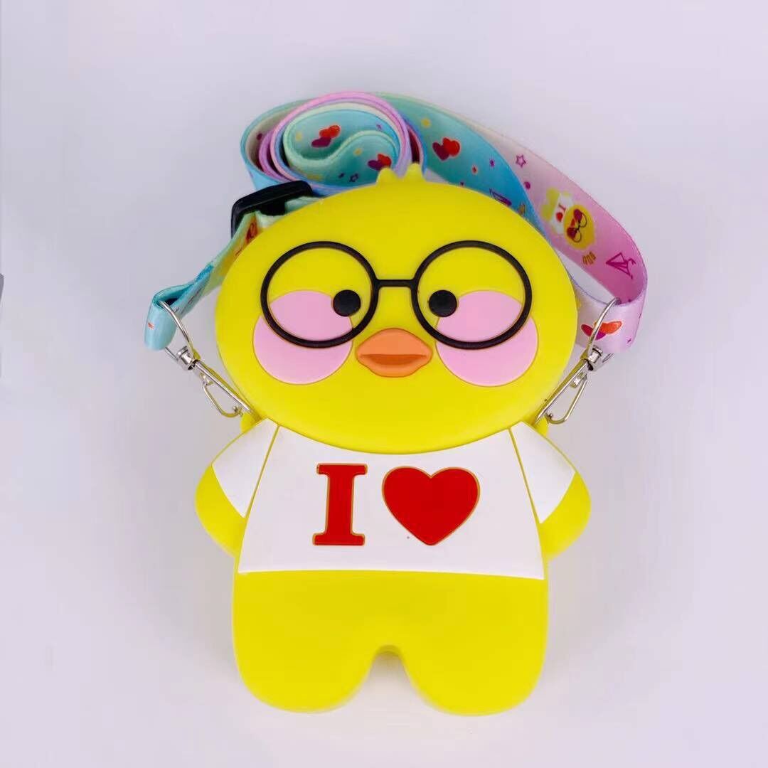 Túi POP it đeo chéo hình vịt dễ thương hot trend