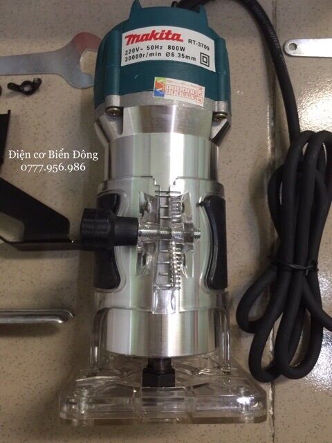Máy phay gỗ mkt 6mm rt3709 thái lan soi mộng gỗ, phay gỗ, tạo rãnh...,...