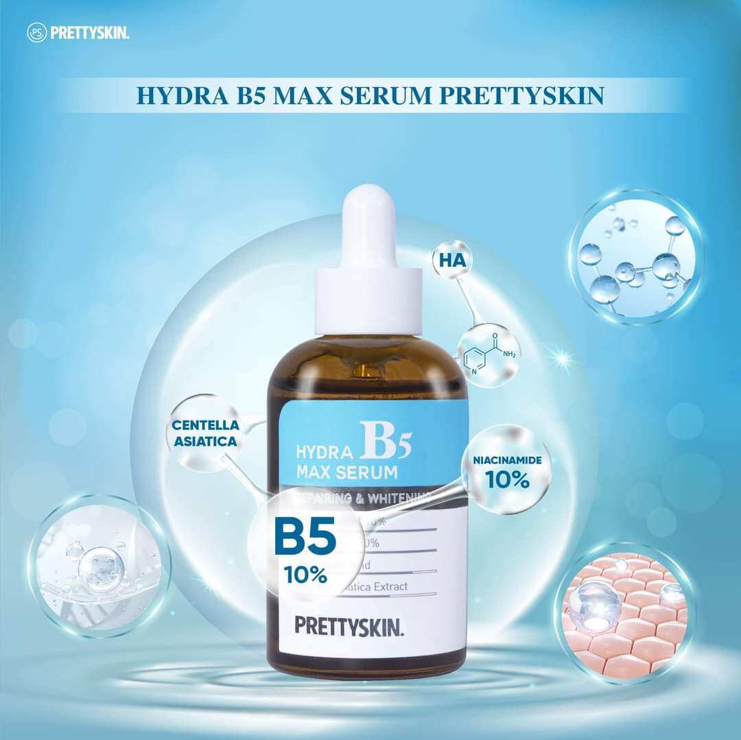 Serum B5 Prettyskin  giữ ẩm phục hồi da