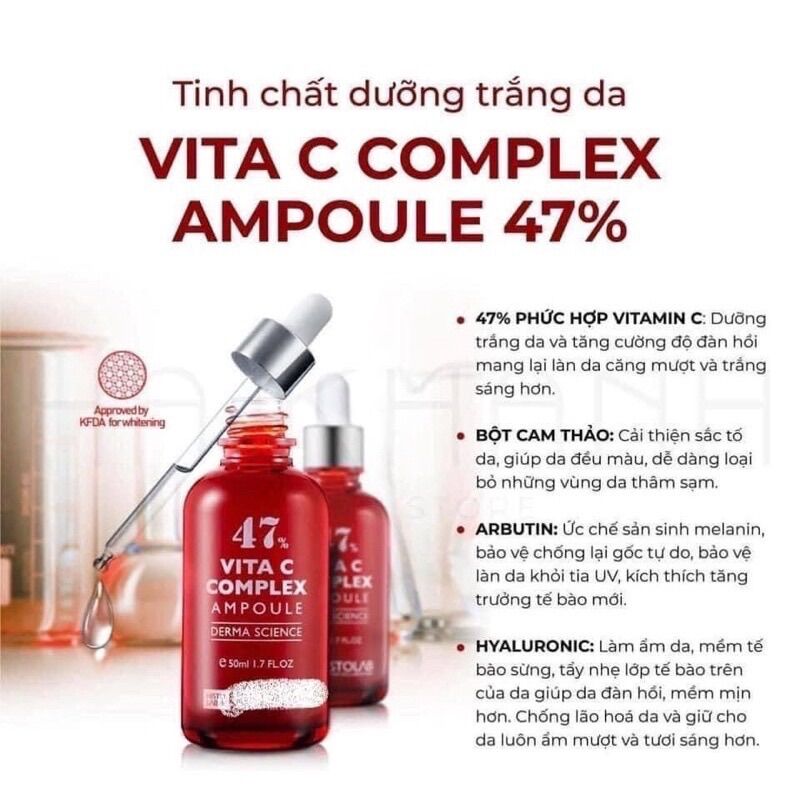 [ HISTOLAB ]Tinh Chất Dưỡng Trắng Da 47% VITA C COMPLEX 50ml