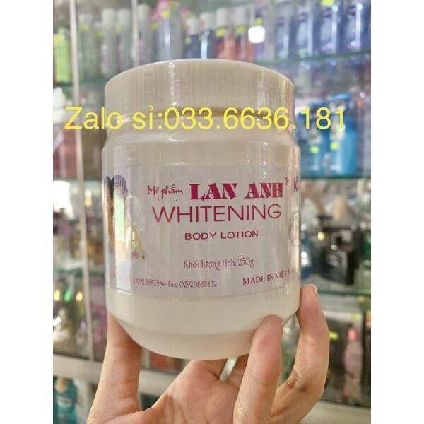 Kem whitening Lan anh trắng da body hủ 250g