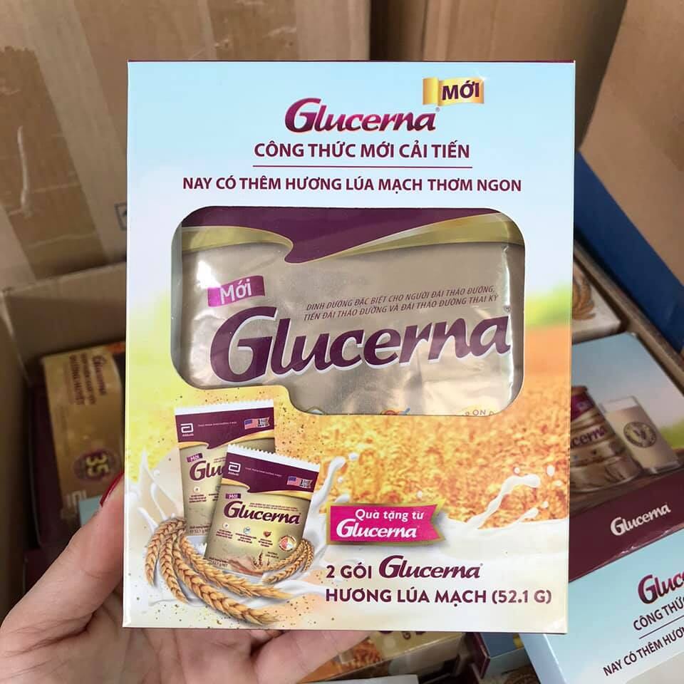 [Date 10/2023] 1 gói sữa Glucerna Lúa mạch 52,1g cho người tiểu đường