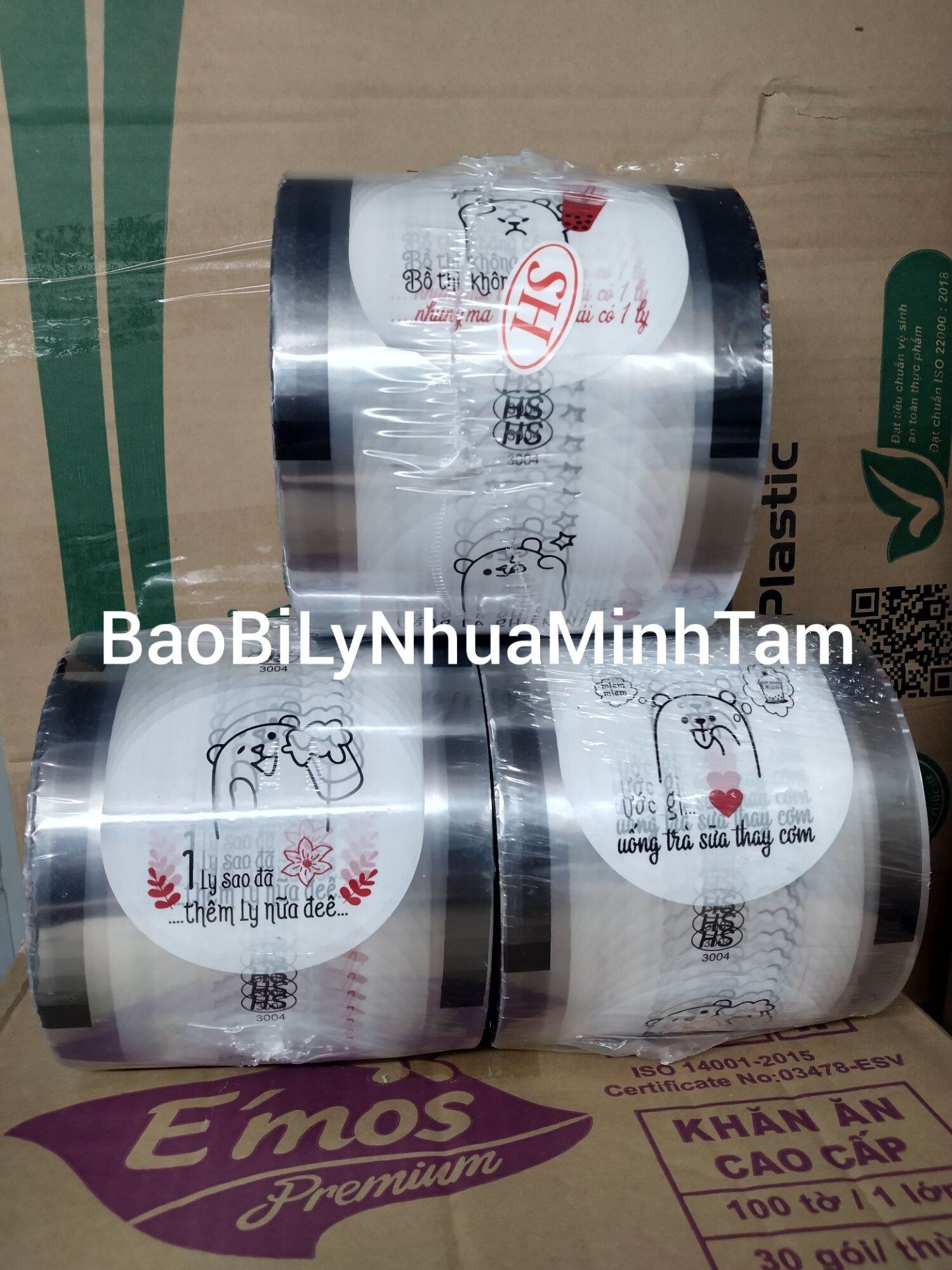 Cuộn Màng Ép 2400 ly (Dùng cho ly nhựa PP 360, 500, 700ml)