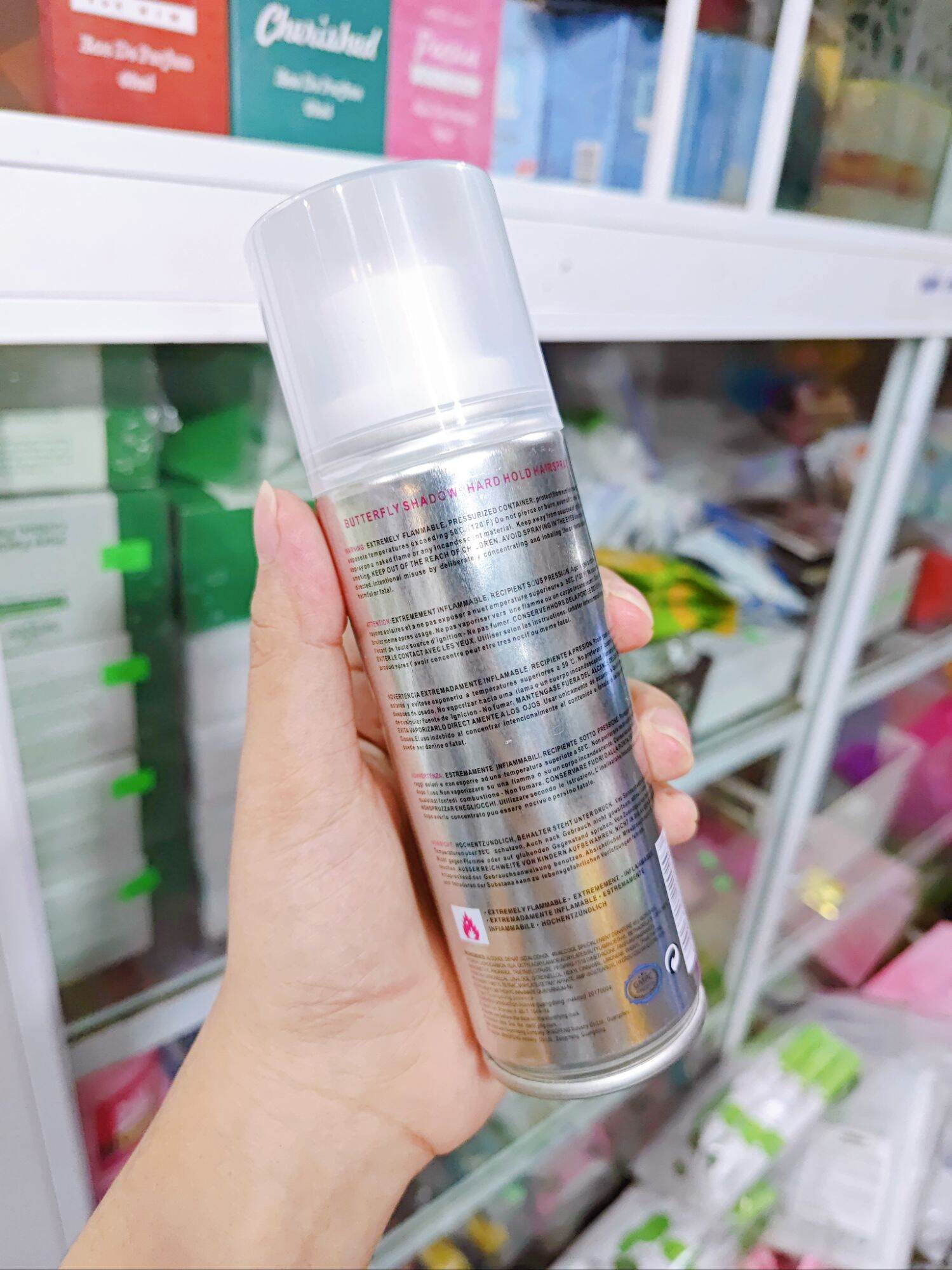 Gôm Xịt Tóc Giữ Nếp Butterfly Shadow 100ml - hàng chuẩn