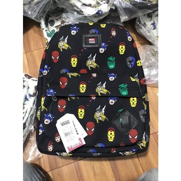 BALO VANS MARVEL BLACK ( Hình thật-chuẩn hãng)