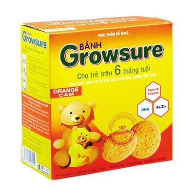 Bánh ăn dặm em bé Growsure 168g Bibica