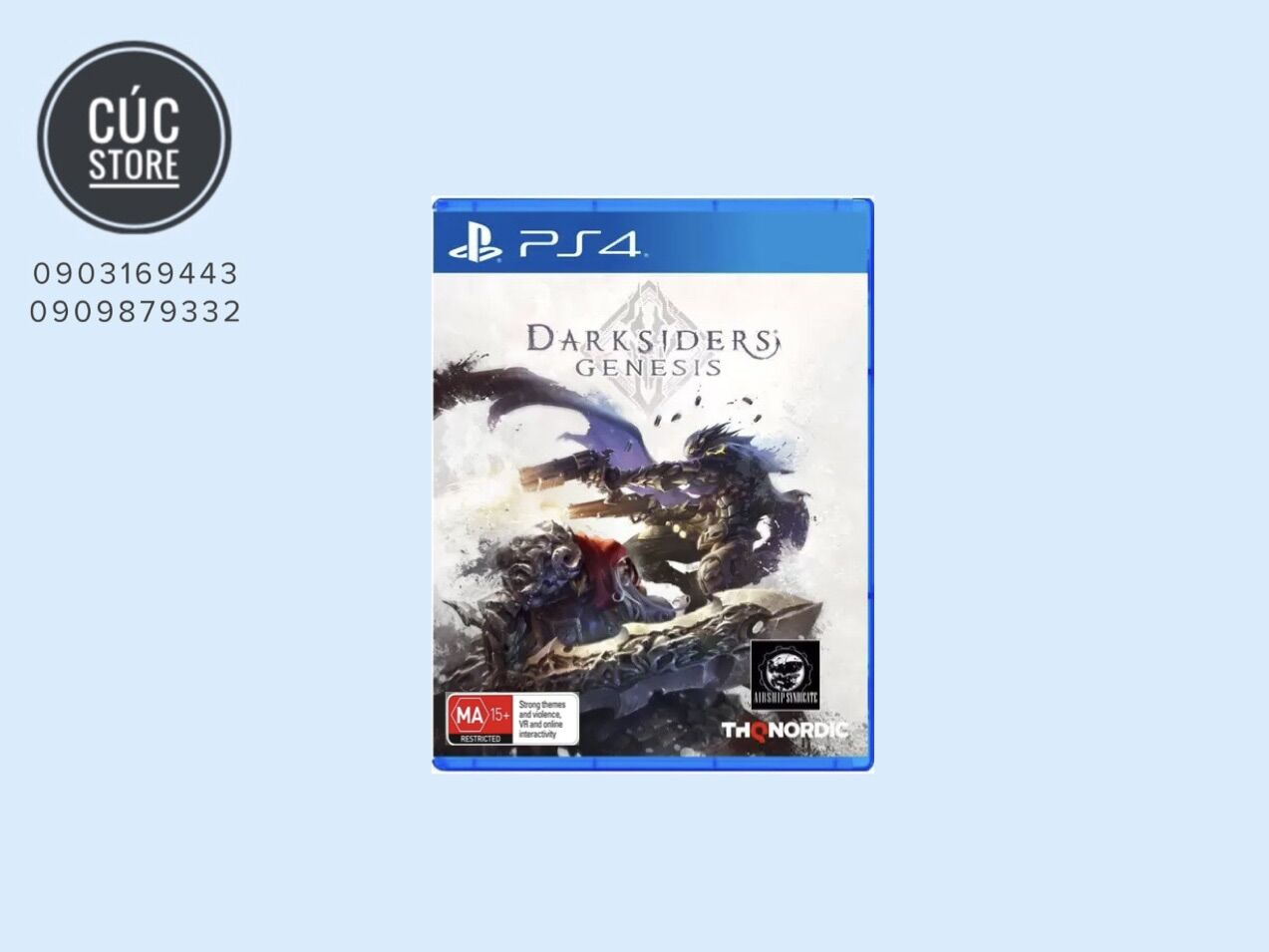 Đĩa chơi game PS4: Darksider Genesis