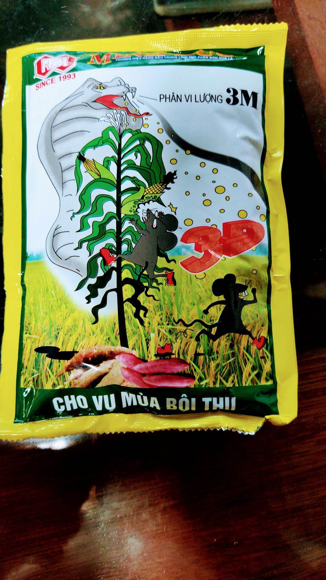 Phân bón xua đuổi chuột