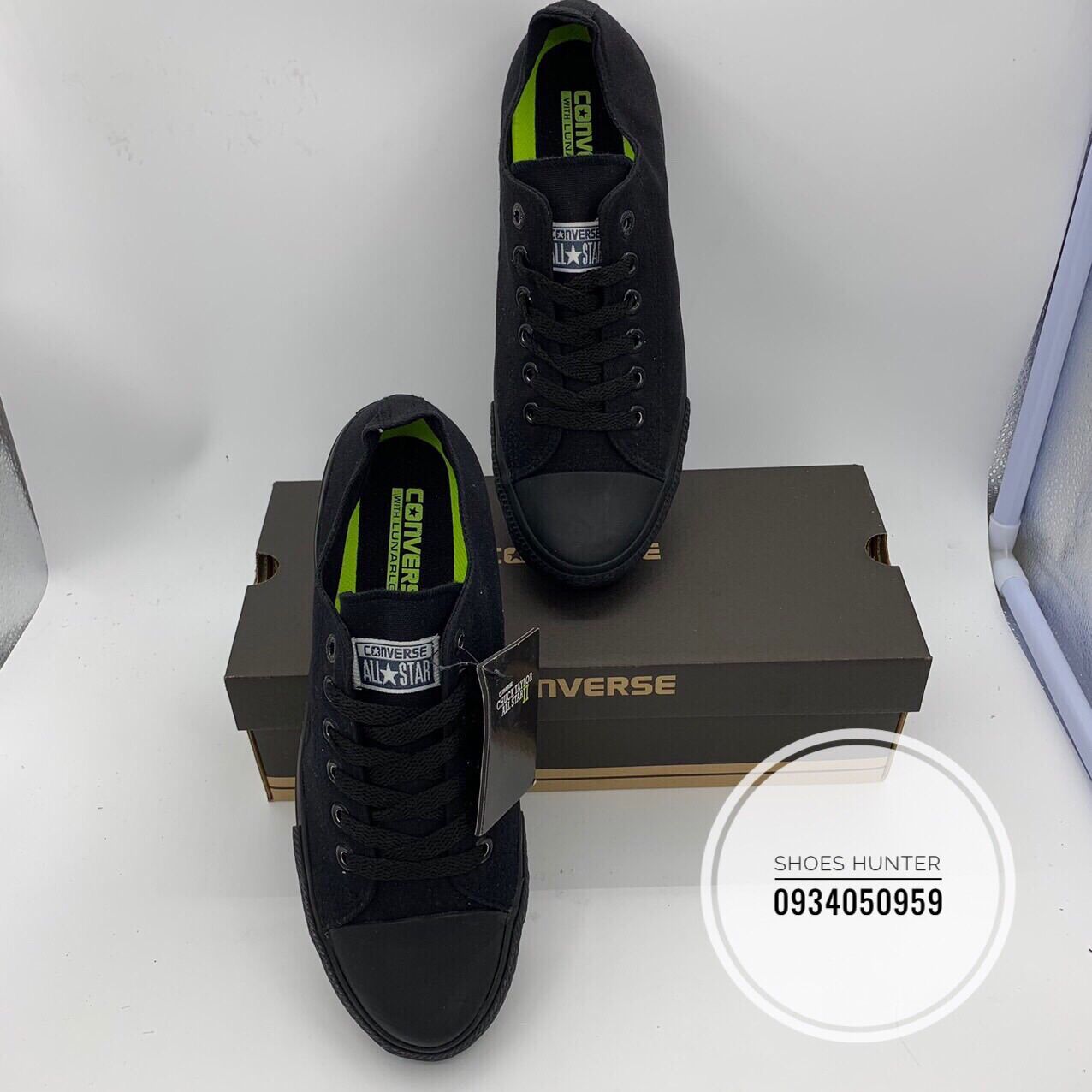 GIÀY CONVERSE ĐEN FULL Thấp cổ