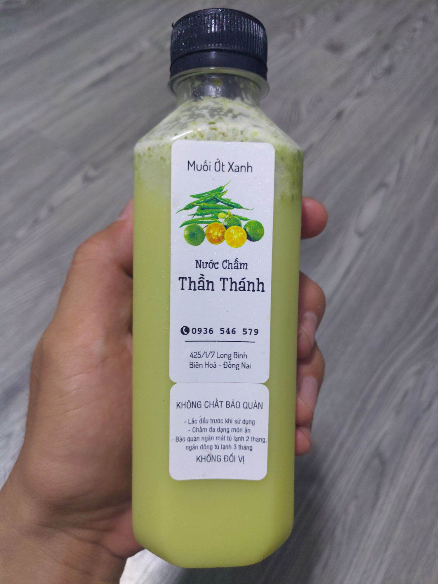 muối chấm ớt xanh 330ml