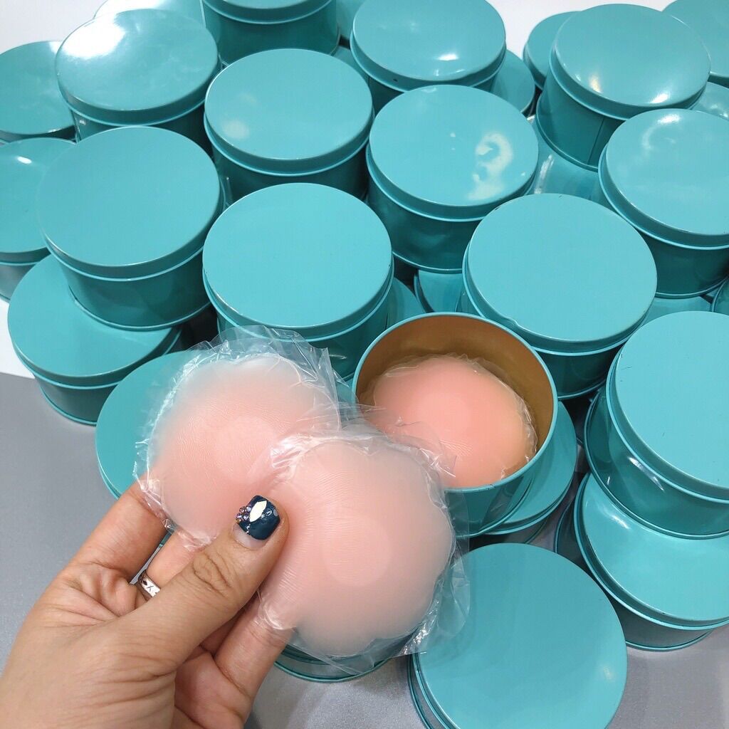 10 Miếng Dán Ngực, Hộp 5 Đôi Dán Ti Silicon