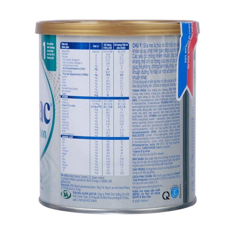 Sữa Similac Protection 400g (0-6 tháng)