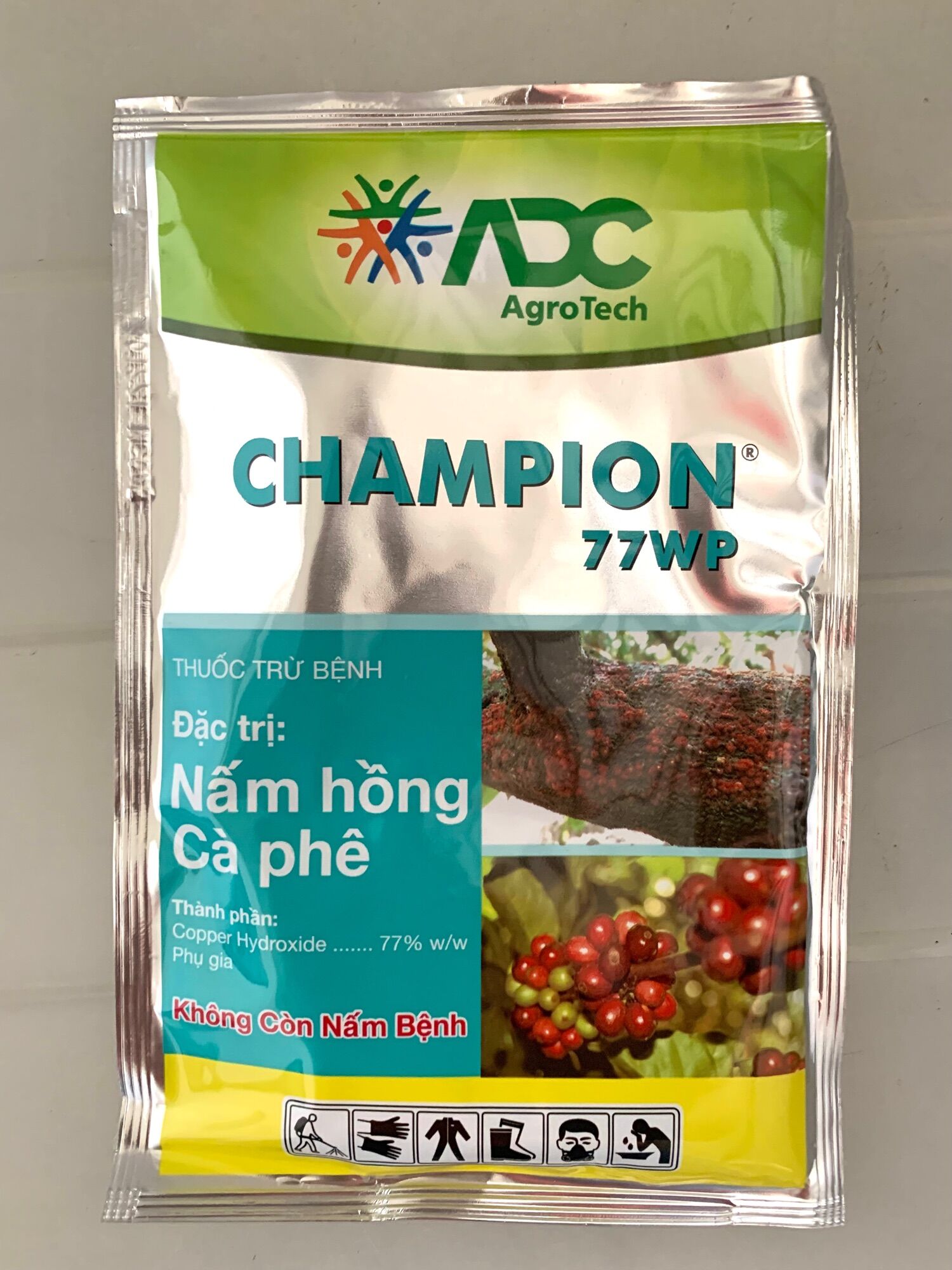 Champion 77wp adc - 100gr - thuốc trừ bệnh nấm hồng, thán thư cho cây trồng