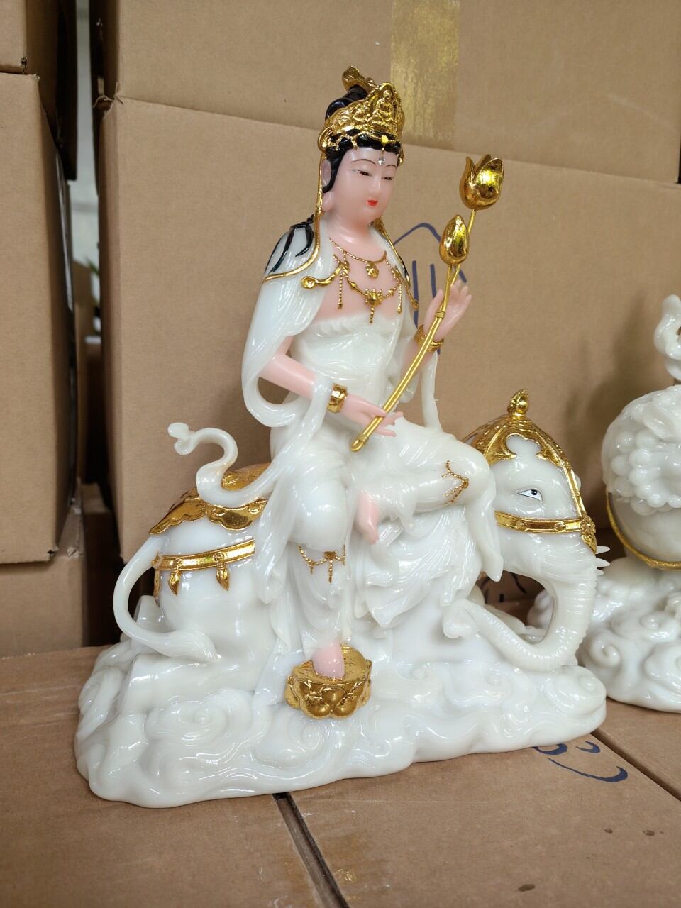 Tượng Phổ Hiền Bồ Tát cao 30cm