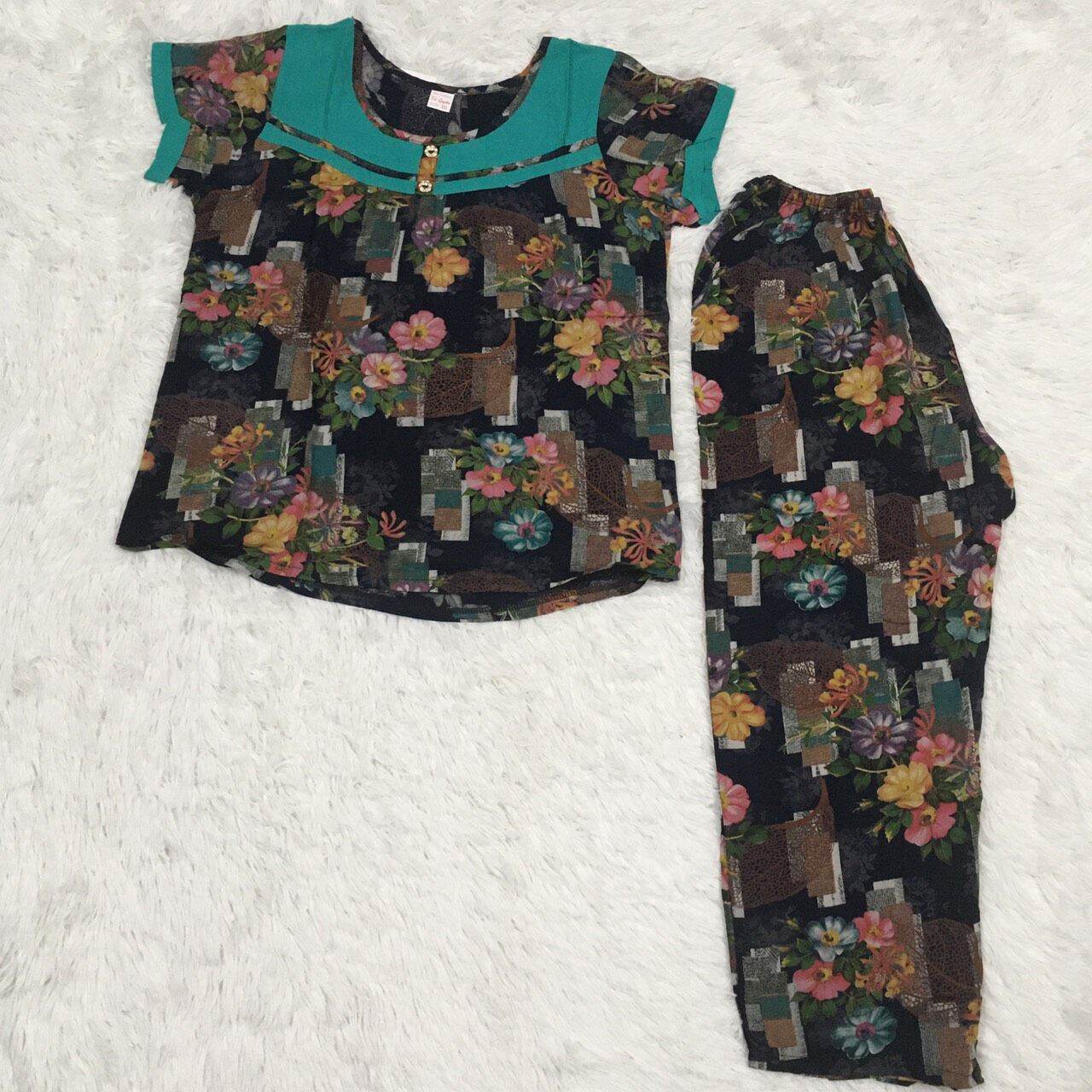 Bộ tôn nhung thái tay ngắn (size 40-70kg