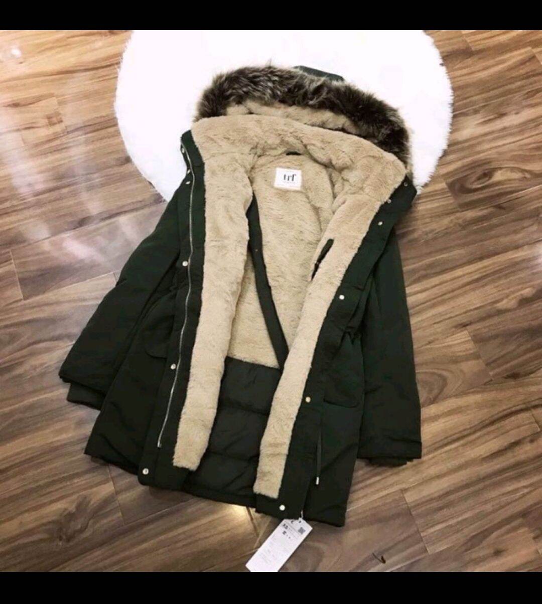Áo PARKA za.ra xuất xịn lót lông siêu ấm