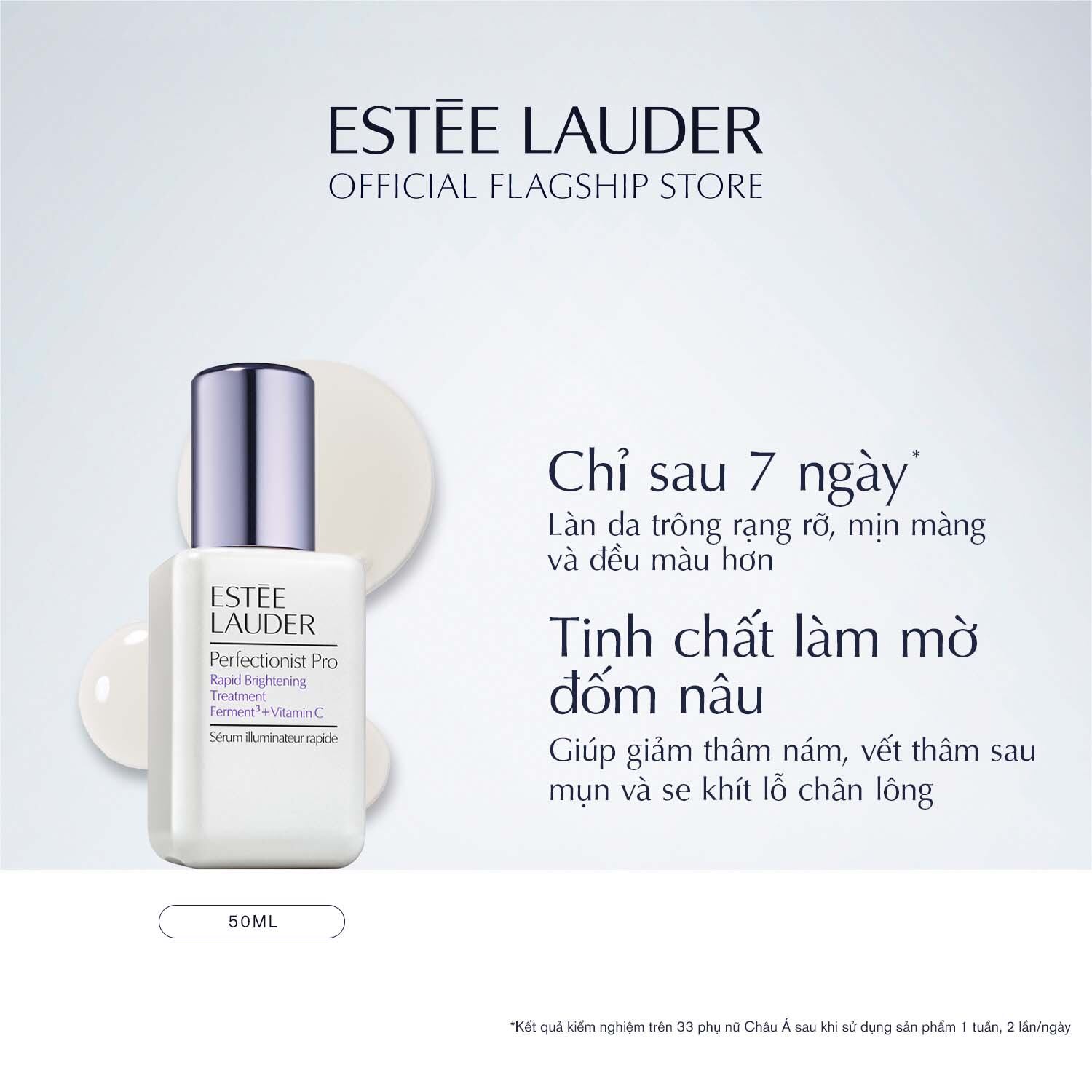 Serum Tinh chất Estee Lauder Perfectionist Pro Rapid Brightening Treatment with Ferment3 + Vitamin C 50ml • Dưỡng trắng hồng và khắc phục sạm nám