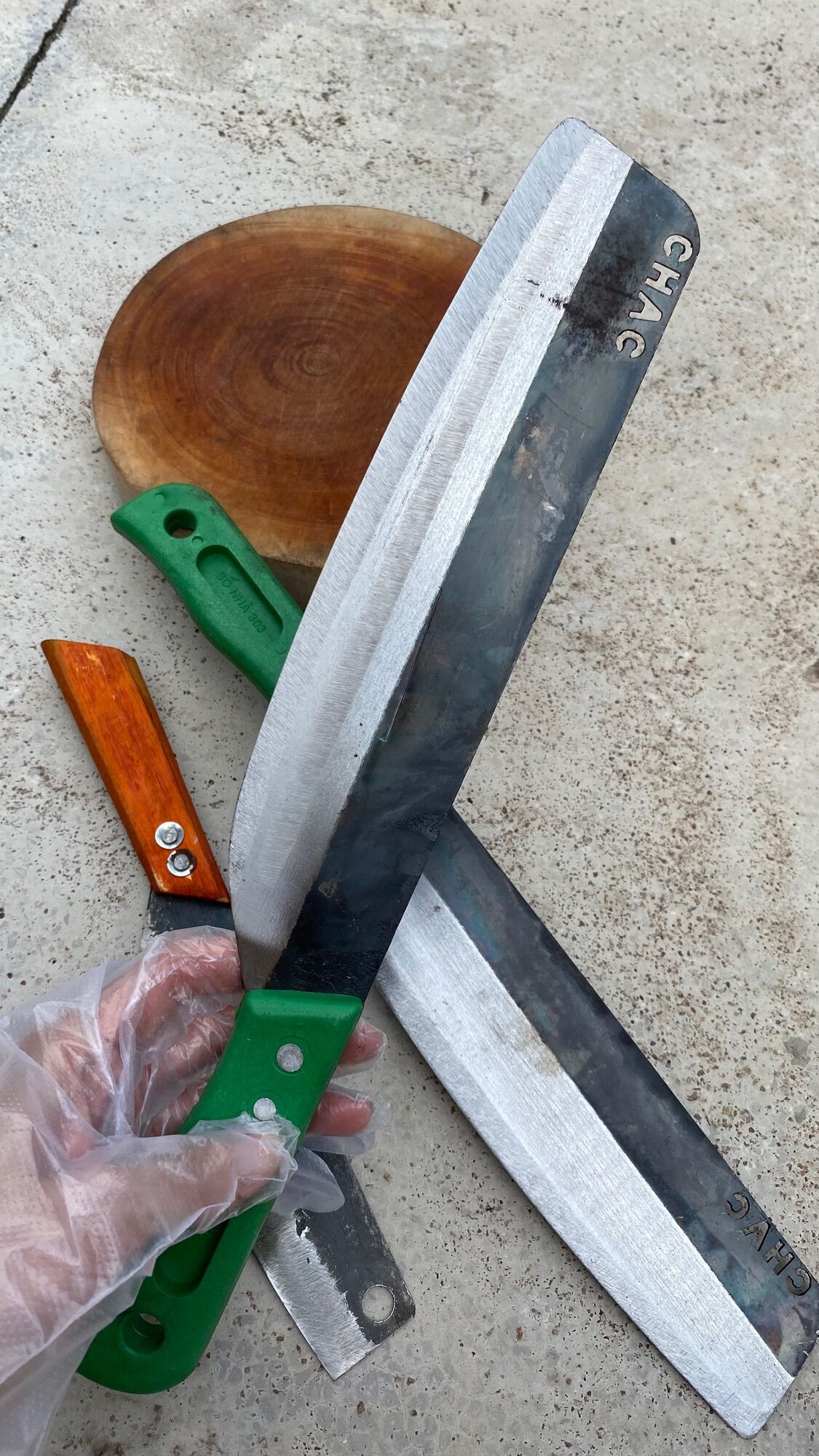 2 dao thái Đa Sĩ thái thịt loại dài