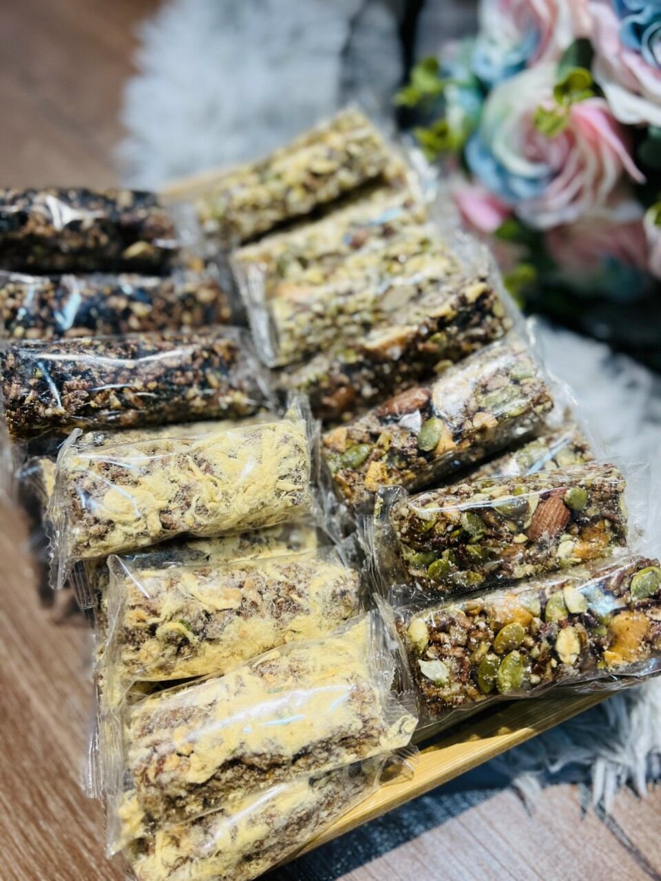 1 kg thanh gạo lứt mix vị ( tặng bịch bánh tráng )