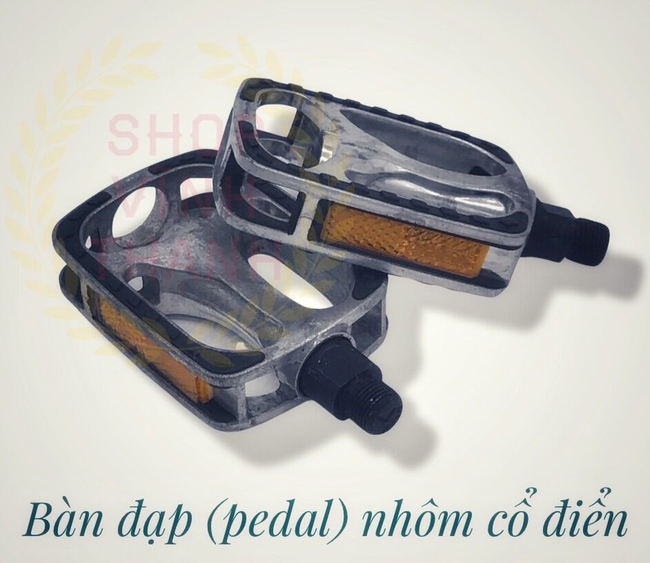 Cặp bàn đạp xe đạp nhôm kiểu cổ điển