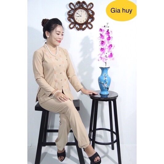 Đồ Lam Đi Chùa ✅ Mẩu Bài Lai Thun