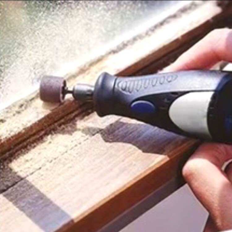 Đầu chà nhám Grit 600 gắn trục su 12.7mm