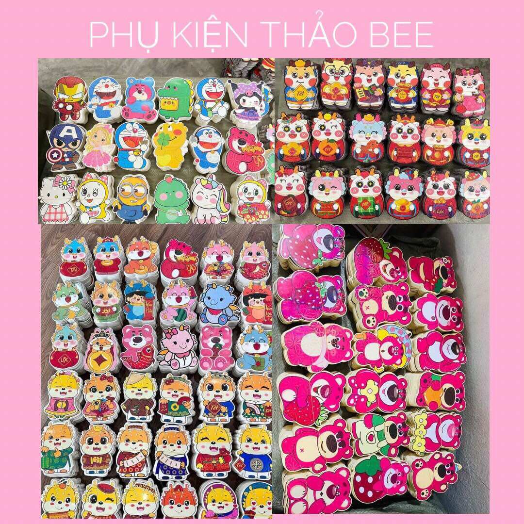 Combo 100 Bao lì xì tết giá rẻ 2024 hình hoạt hình cute