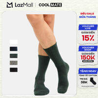 [CHỈ 15-17.11 TẶNG QUÀ ĐƠN TỪ 299K]COOLMATE - Tất thể thao cổ dài Active co giãn thoáng khí
