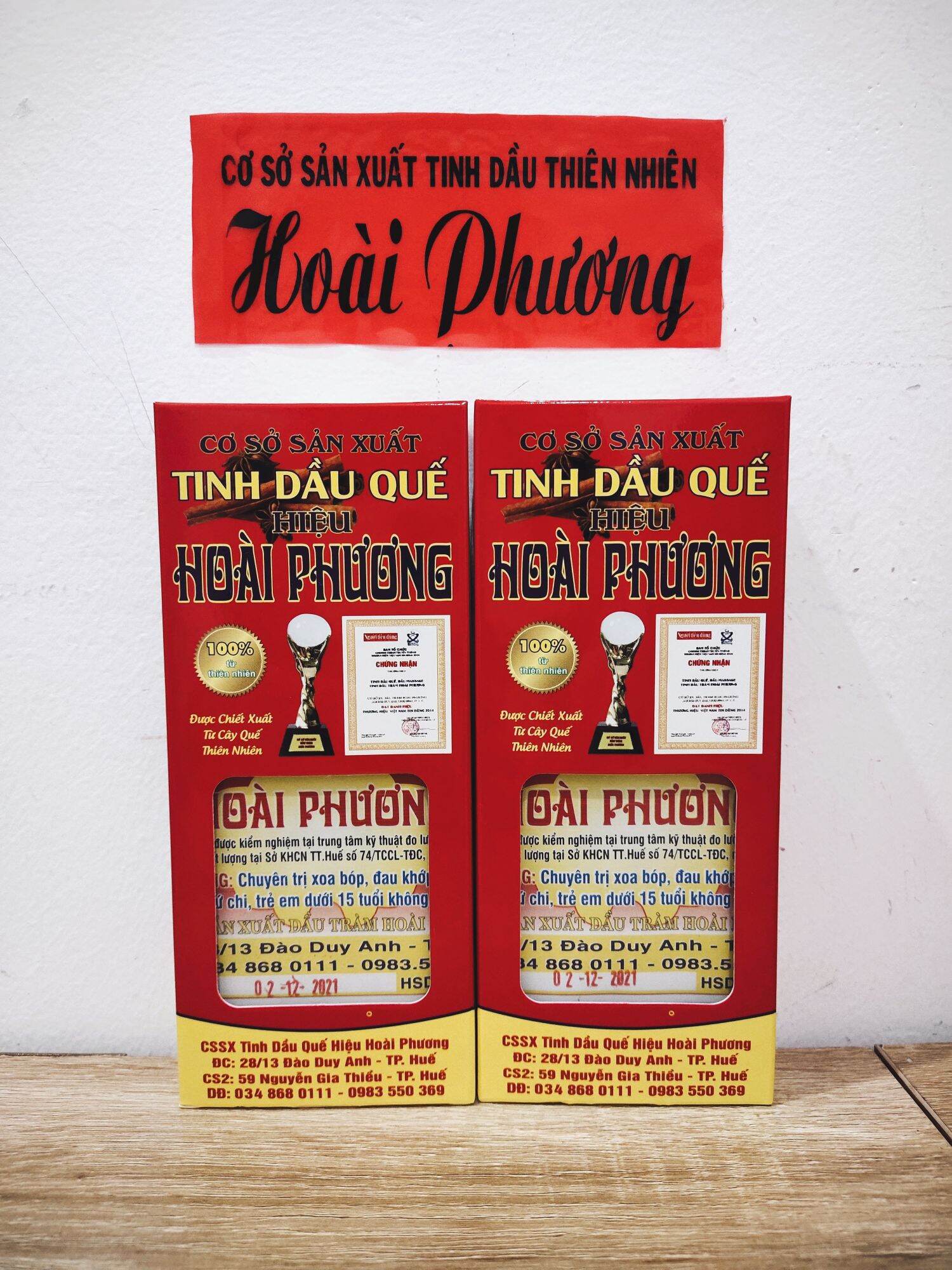 Tinh dầu QUẾ nguyên chất Hoài Phương 100ml