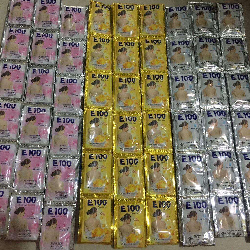 120 gói sữa tắm E100, có 3 hương