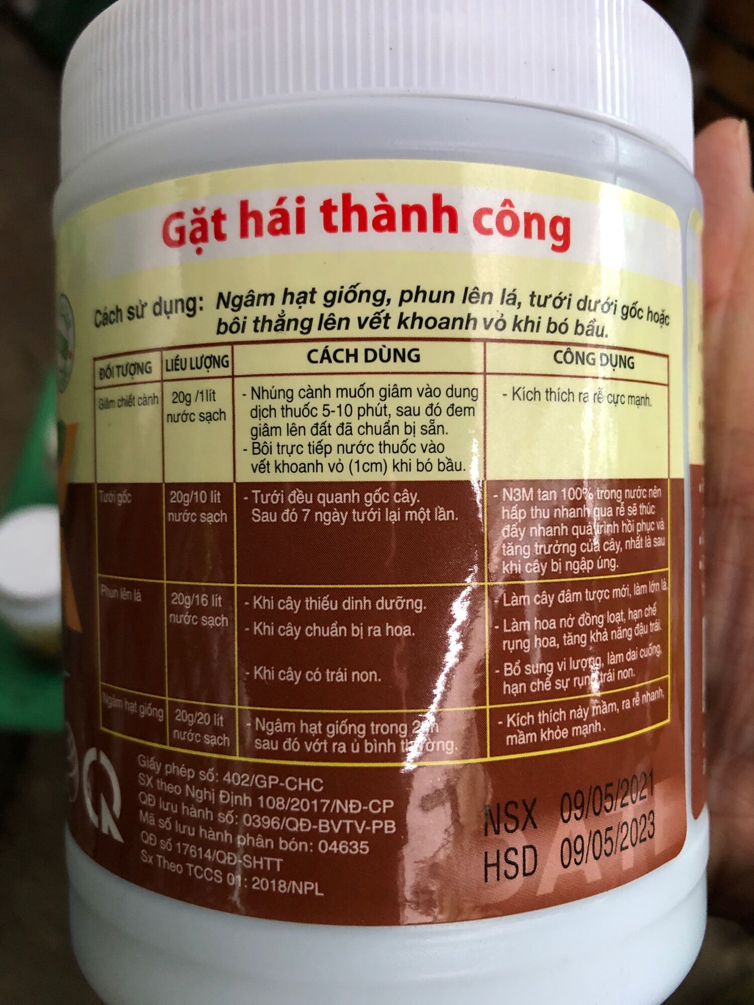 Phân bón lá N3m 500 gam