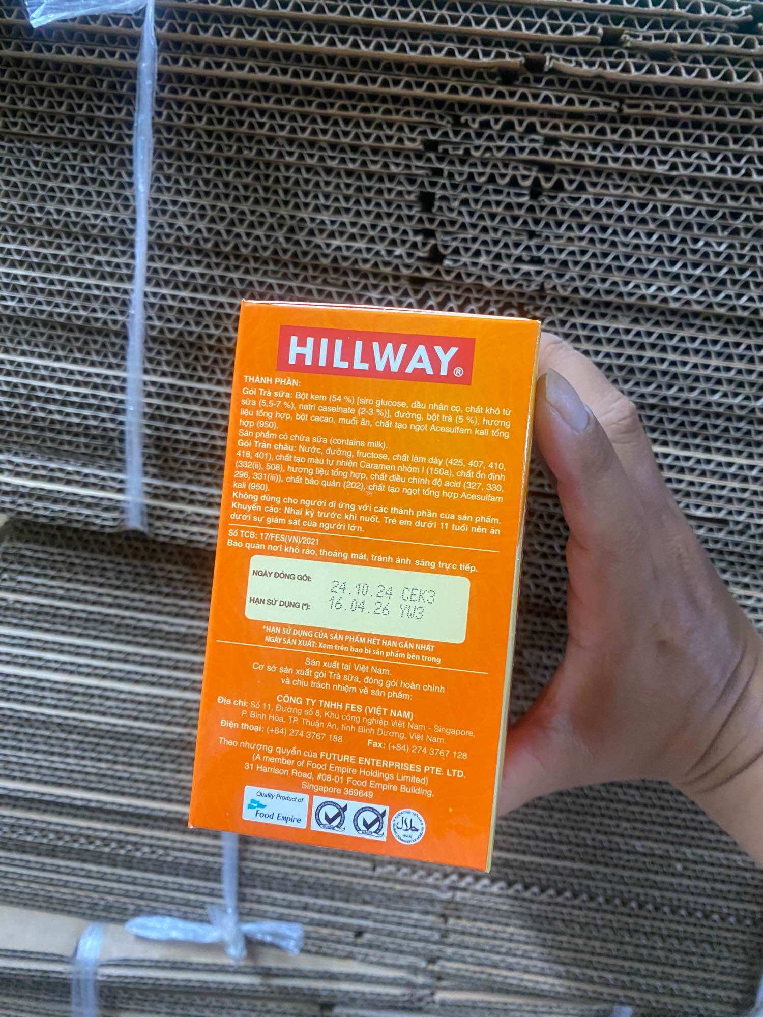 3 HỘP TRÀ SỮA TRÂN CHÂU HILLWAY