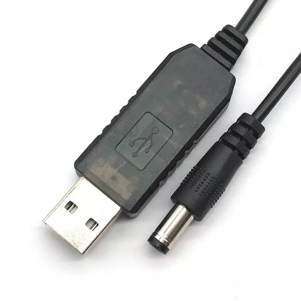Cáp chuyển đổi điện USB 5V sang 12V (dùng cho Camera, bộ phát Wifi - mất điện vẫn có Wifi)