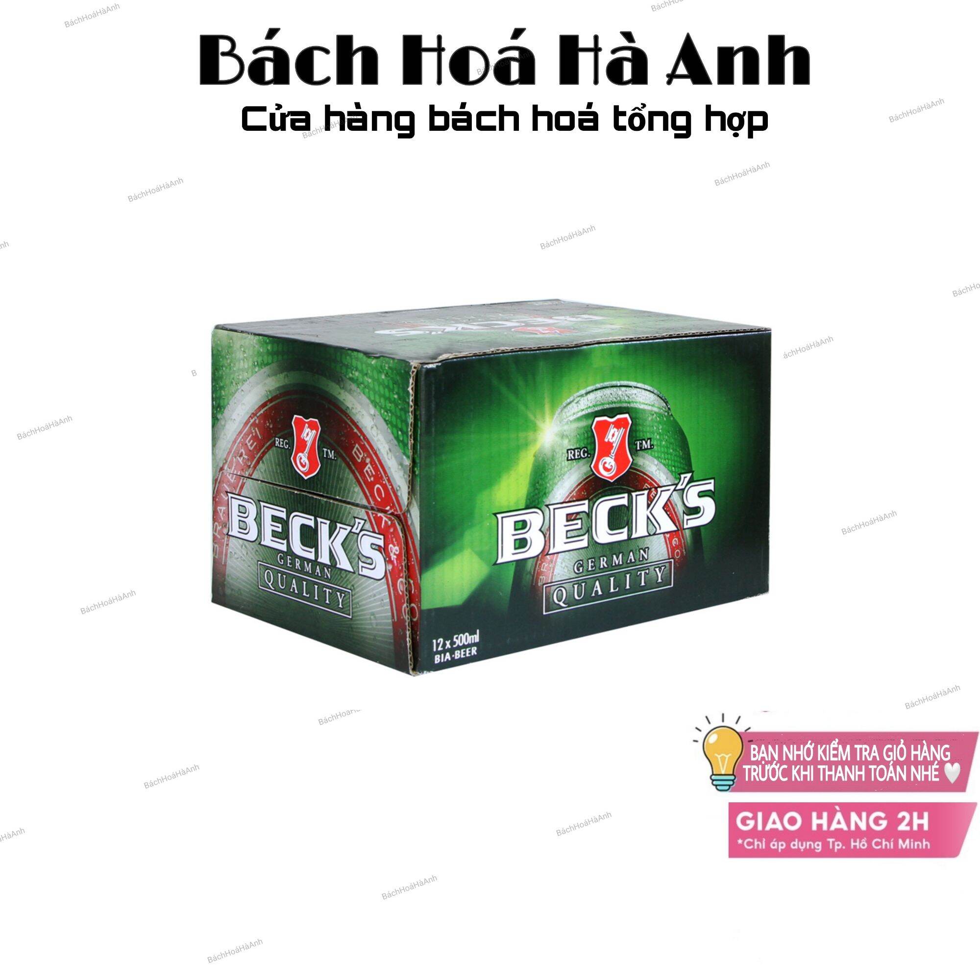 BIA BECK'S 500ML 12 LON