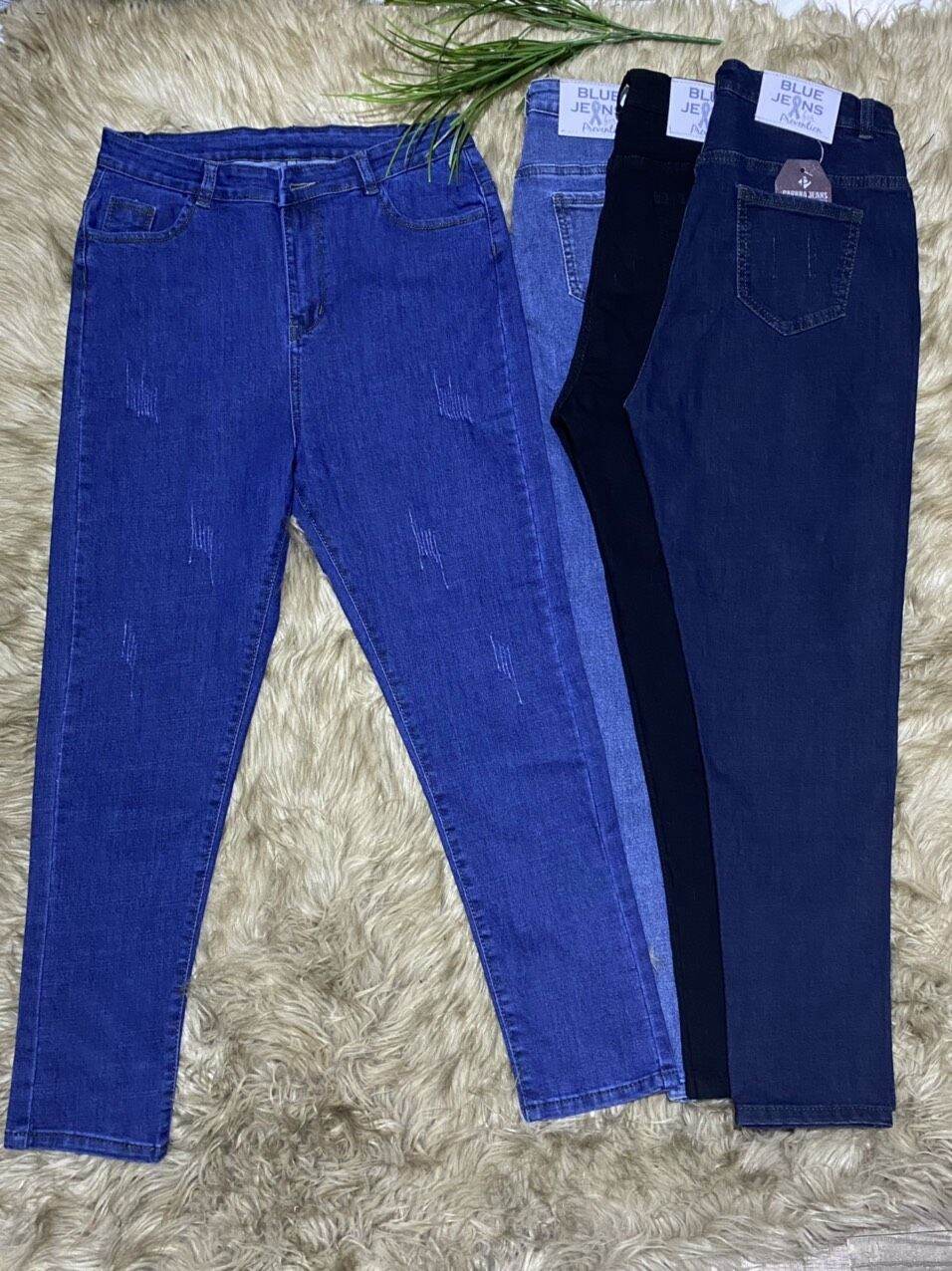 👉👖❤️quần jeans nữ big size 👉ống ôm vừa