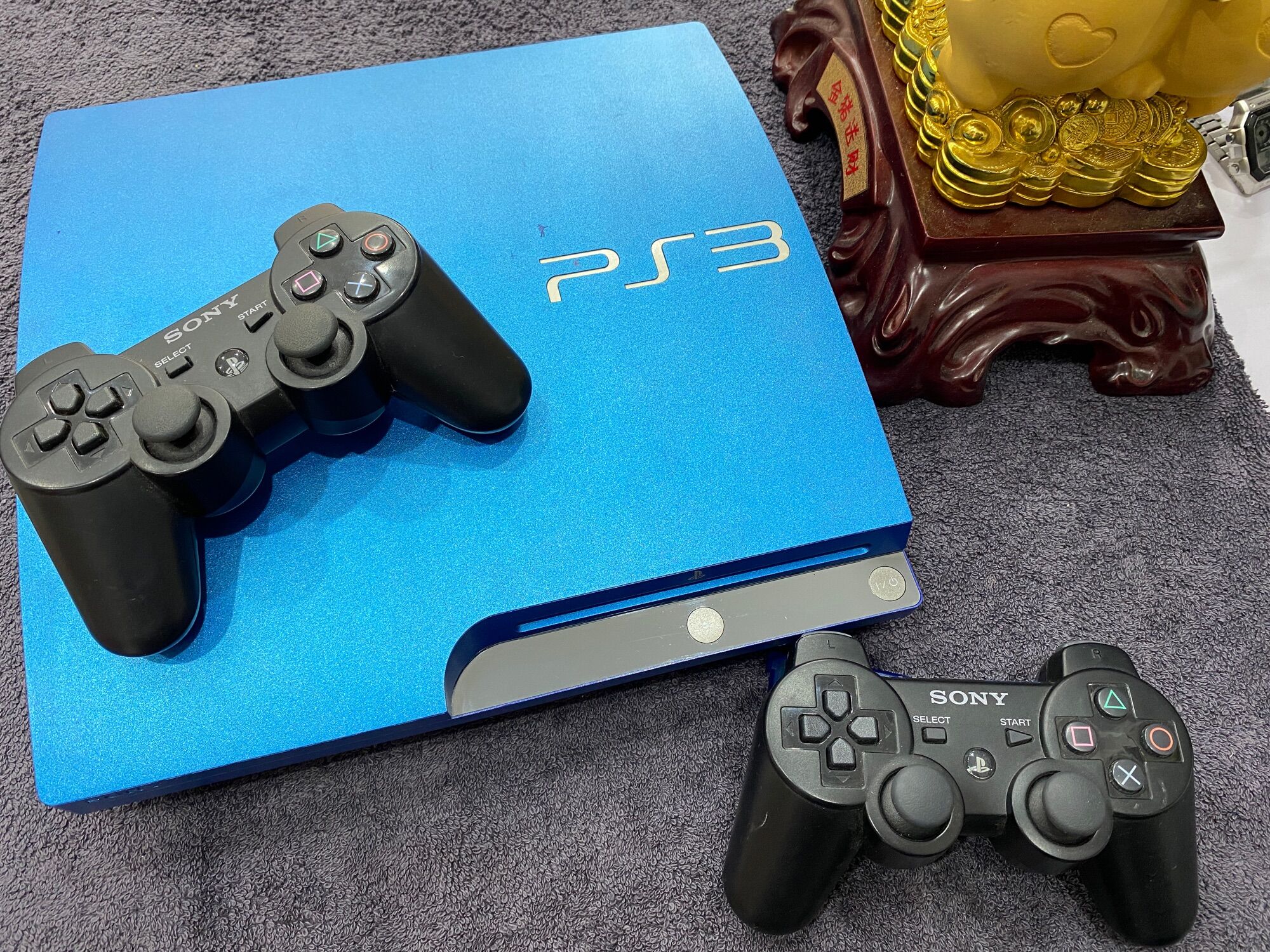 Máy game ps3 slim 3000 full game 500gb