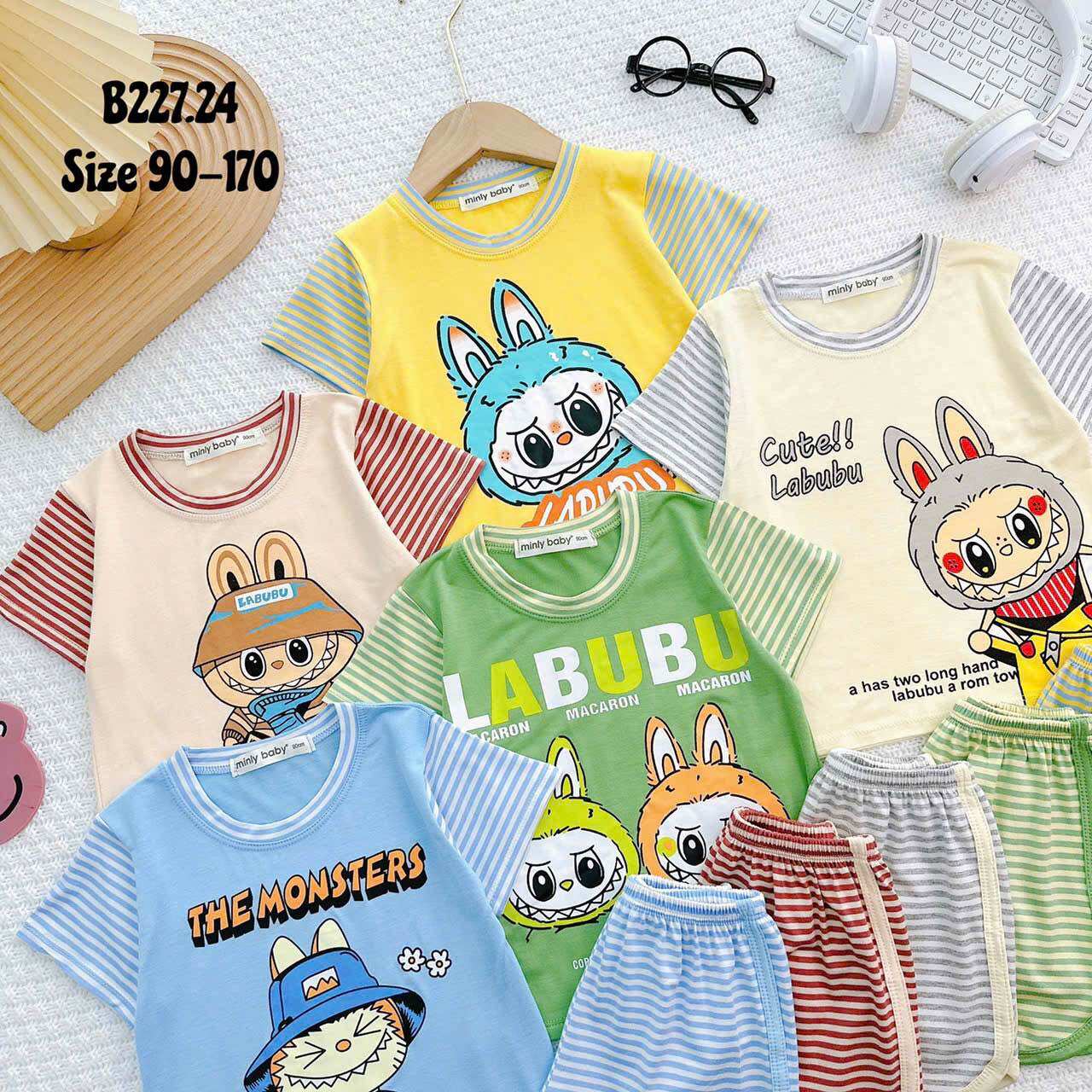 Short-Sleeved T-Shirt Set for Boys