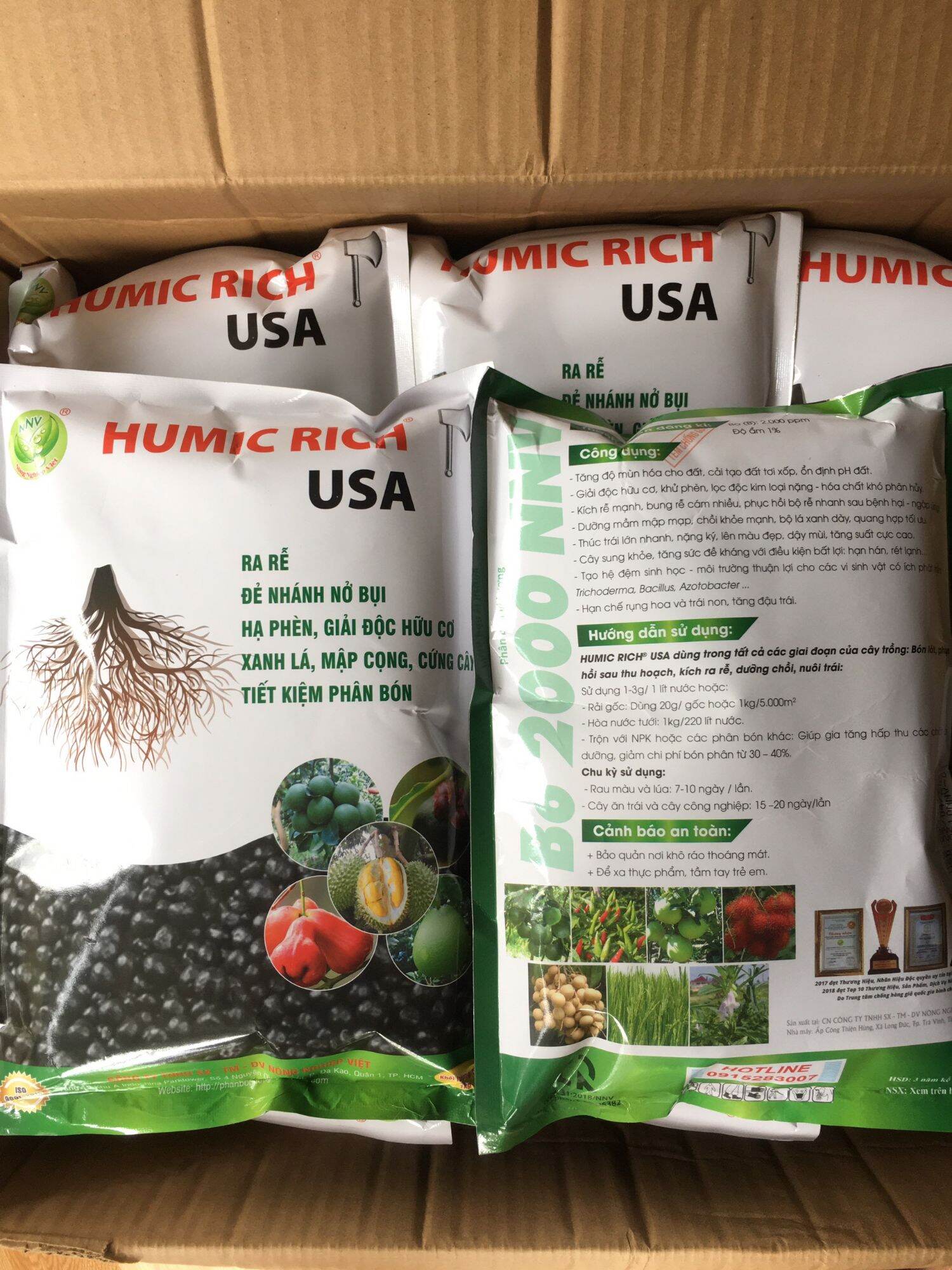 Phân bón HUMIC RICH - DẠNG VIÊN - 1KG