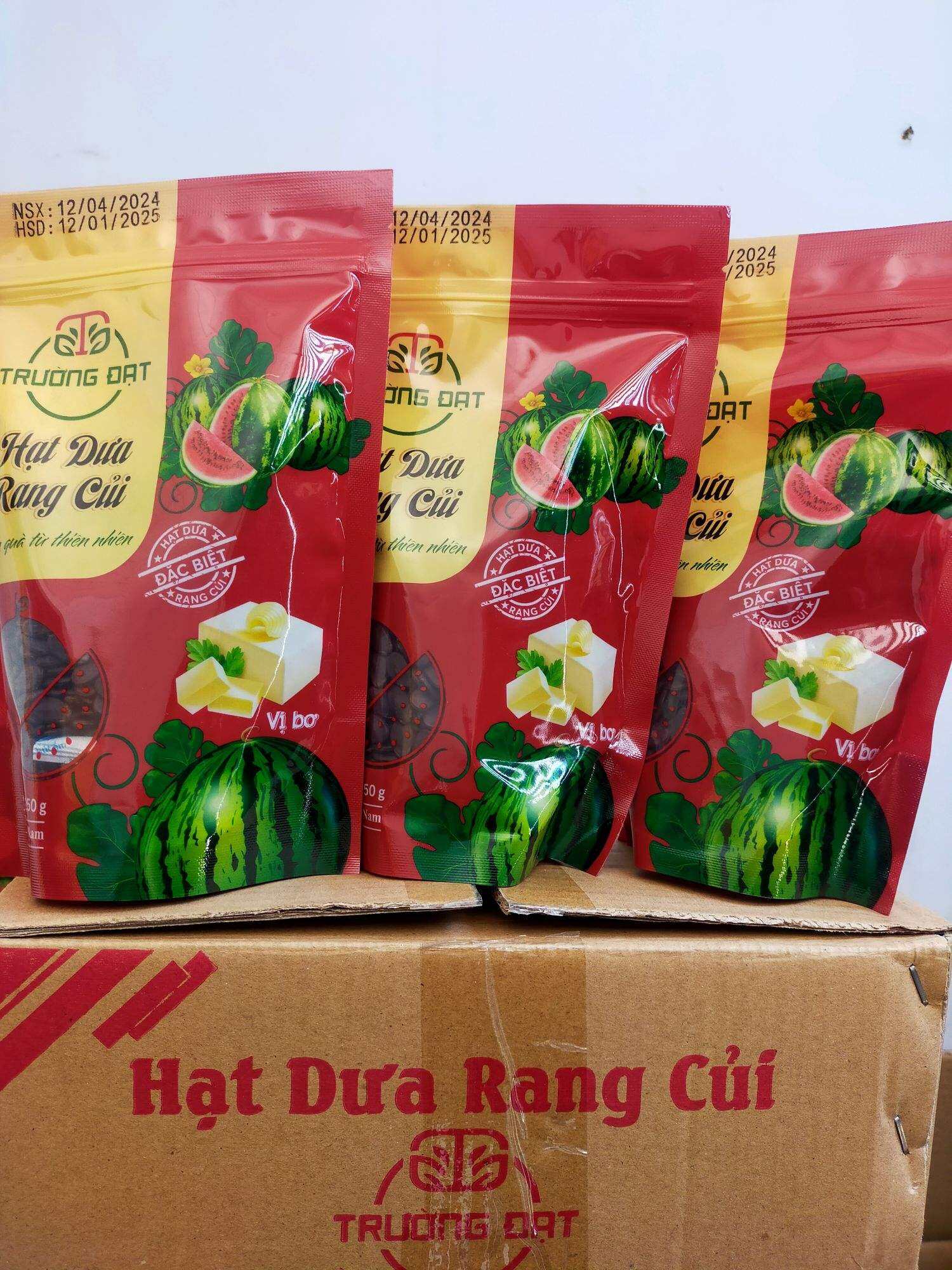 Hạt Dưa Rang Củi Trường Đạt Túi Zip _250gr