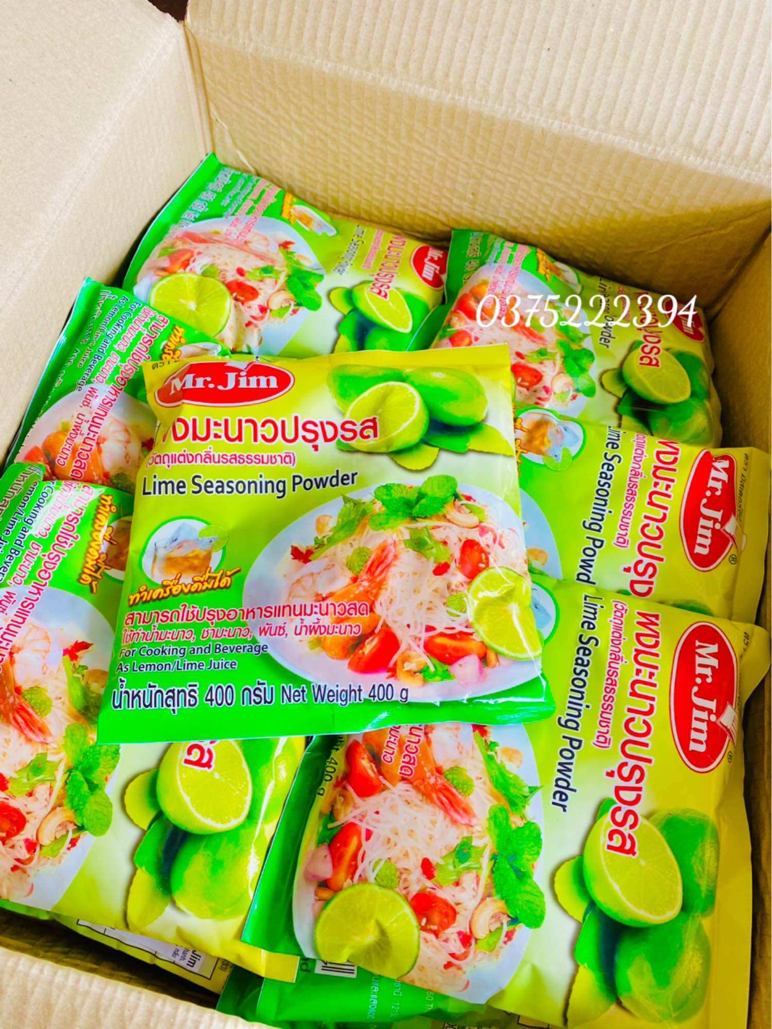 Bột chanh Mr.Jim Thái - 400gr/gói